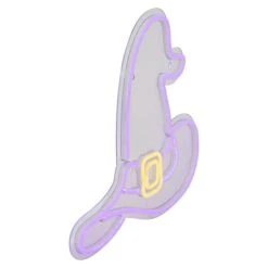 Northlight 15" Purple LED Neon Style Witch Hat Halloween Window Silhouette 12 Northlight 15" Purple LED Neon Style Witch Hat Halloween Window Silhouette -Northlight D736712S 4