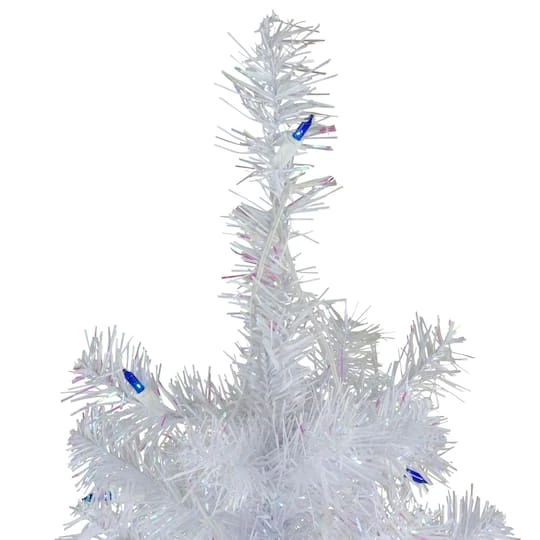 Northlight 3ft. Pre-Lit White Pine Artificial Christmas Tree, Blue Lights 6 Northlight 3ft. Pre-Lit White Pine Artificial Christmas Tree, Blue Lights - Image 4
