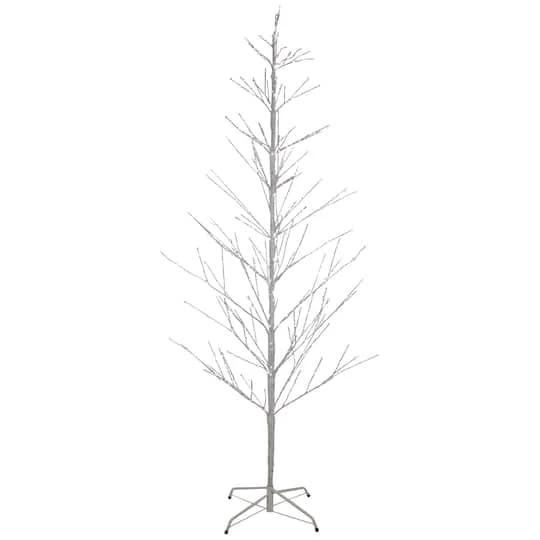 Northlight 6ft. Pre-Lit White Birch Twig Artificial Tree, Pure White LED Lights 4 Northlight 6ft. Pre-Lit White Birch Twig Artificial Tree, Pure White LED Lights - Image 2