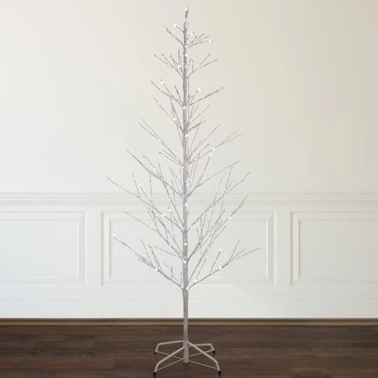 Northlight 6ft. Pre-Lit White Birch Twig Artificial Tree, Pure White LED Lights 5 Northlight 6ft. Pre-Lit White Birch Twig Artificial Tree, Pure White LED Lights - Image 3