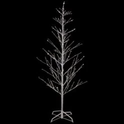 Northlight 6ft. Pre-Lit White Birch Twig Artificial Tree, Pure White LED Lights 12 Northlight 6ft. Pre-Lit White Birch Twig Artificial Tree, Pure White LED Lights -Northlight D755841S 3