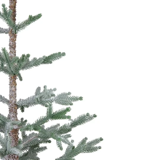 Northlight 3ft. Unlit Snow-Covered Slim Pine Artificial Christmas Tree In Jute Base 6 Northlight 3ft. Unlit Snow-Covered Slim Pine Artificial Christmas Tree In Jute Base - Image 4