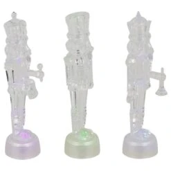 Northlight 7.5" LED Icy Crystal Nutcracker Christmas Figurine Set -Northlight D755909S 3