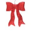 Northlight 24" Sparkling Red Lighted Bow Christmas Outdoor Decoration