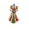 Northlight 18" Unlit Red And Green Angel With Wreath Christmas Tree Topper -Northlight D755950S 1