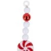 Northlight 9ft. Shatterproof Red & White Peppermint Beaded Garland