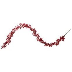 Northlight 5ft. Artificial Christmas Red Berry Twig Garland -Northlight D755974S 1