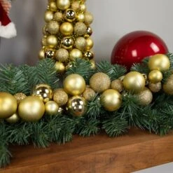 Northlight 6ft. Shatterproof Golden Christmas Ornament Garland -Northlight D755981S 3