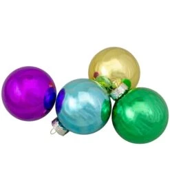 Northlight 9ct. 2" Glass Ball Ornaments 10 Northlight 9ct. 2" Glass Ball Ornaments -Northlight D756267S 3