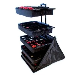 Northlight 5-Tray Telescopic Christmas Ornament Storage Bag 15 Northlight 5-Tray Telescopic Christmas Ornament Storage Bag -Northlight D756308S 6