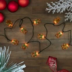 Northlight 10ct. Gingerbread Man Christmas String Lights With Green Wire -Northlight D756406S 3