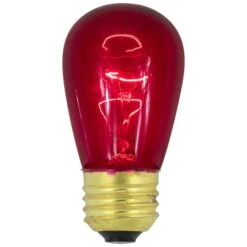 Northlight Transparent Incandescent S14 Replacement Christmas Bulbs, 25ct. Purple 8 Northlight Transparent Incandescent S14 Replacement Christmas Bulbs, 25ct. Purple -Northlight D756420S 1 1