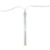 Northlight 10ct. White Transparent Dripping Icicle Snowfall Christmas Light Tubes With Clear Wire -Northlight D756444S 1