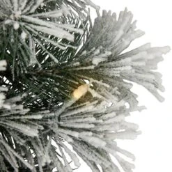 Northlight 9ft. Pre-Lit Snowy Bristle Pine Artificial Christmas Garland -Northlight D756623S 5