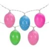 Northlight 10ct. Multicolor Easter Egg LED String Lights With Clear Wire 1 Northlight 10ct. Multicolor Easter Egg LED String Lights With Clear Wire -Northlight D761578S 1