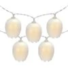 Northlight 10ct. Cracked Easter Egg LED String Lights With Clear Wire