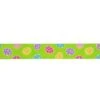 Northlight 2.5" X 10yd. Green Easter Egg Design Wired Spring Craft Ribbon