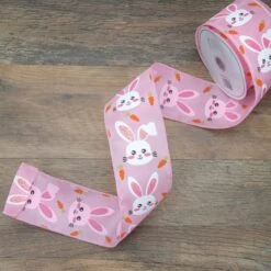 Northlight 2.5" X 10yd. Easter Bunny Design Wired Spring Craft Ribbon 8 Northlight 2.5" X 10yd. Easter Bunny Design Wired Spring Craft Ribbon -Northlight D761586S 2