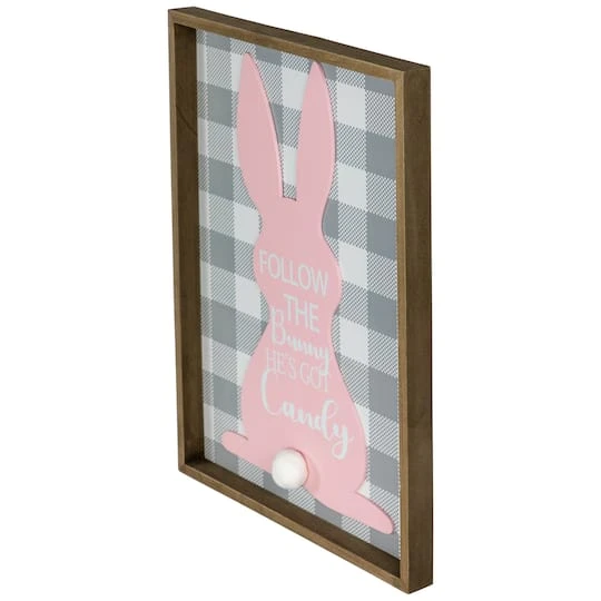 Northlight Follow The Bunny He's Got Candy Easter Bunny Framed Wall Sign 6 Northlight Follow The Bunny He's Got Candy Easter Bunny Framed Wall Sign - Image 4
