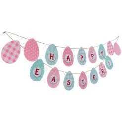 Northlight 70" Pastel Patterned Happy Easter Hanging Banner -Northlight D761713S 3
