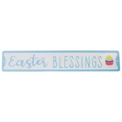 Northlight Easter Blessings Egg Metal Wall Sign Décor -Northlight D761722S 1 1
