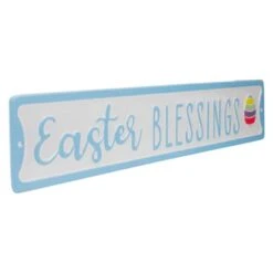 Northlight Easter Blessings Egg Metal Wall Sign Décor -Northlight D761722S 2