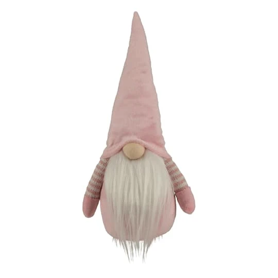 Northlight 12" Pink & White Spring Gnome 3 Northlight 12" Pink & White Spring Gnome