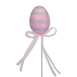 Northlight Colorful Speckled & Glittered Easter Egg Picks, 6ct. 13 Northlight Colorful Speckled & Glittered Easter Egg Picks, 6ct. -Northlight D761740S 4