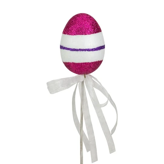 Northlight Colorful Speckled & Glittered Easter Egg Picks, 6ct. 9 Northlight Colorful Speckled & Glittered Easter Egg Picks, 6ct. - Image 7