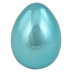 Northlight Metallic Blue Medium Size Easter Egg Decorations, 6ct. -Northlight D761743S 4