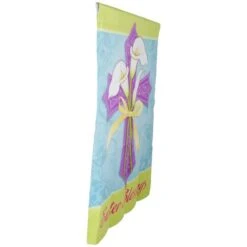Northlight Multicolor Easter Blessings Cross & Lilies House Flag 9 Northlight Multicolor Easter Blessings Cross & Lilies House Flag -Northlight D761769S 4