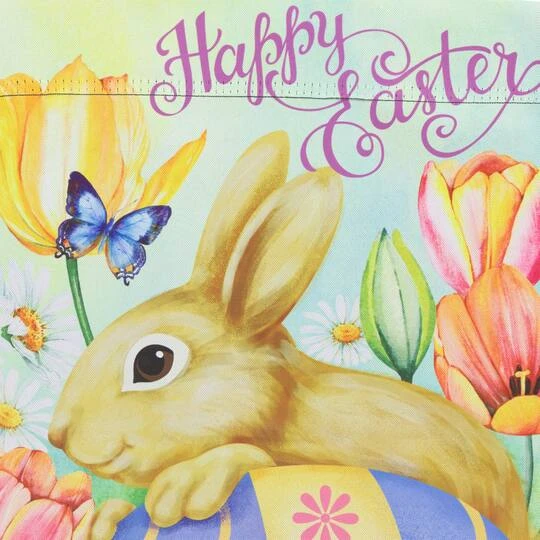 Northlight Springtime Colors Happy Easter Bunny & Eggs Garden Flag 6 Northlight Springtime Colors Happy Easter Bunny & Eggs Garden Flag - Image 4