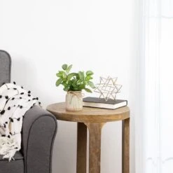 Northlight 8" Reticulated Spring Foliage In Ceramic Pot 10 Northlight 8" Reticulated Spring Foliage In Ceramic Pot -Northlight D761779S 2