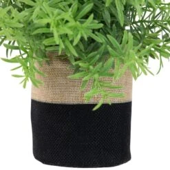 Northlight 9" Green Leafy Foliage In Fabric Covered Pot 12 Northlight 9" Green Leafy Foliage In Fabric Covered Pot -Northlight D761781S 4