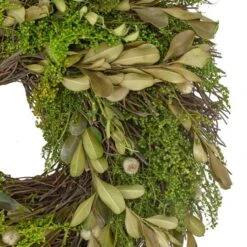 Northlight 10" Mixed Foliage & Willow Bud Wreath -Northlight D761785S 4