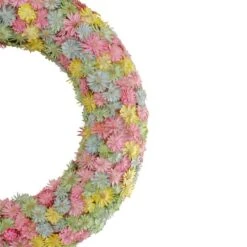 Northlight 10" Multicolor Daisy Wreath -Northlight D761790S 3