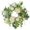 Northlight 20" Peony, Rose & Mixed Foliage Artificial Spring Wreath 2 Northlight 20" Peony, Rose & Mixed Foliage Artificial Spring Wreath -Northlight D761795S 1