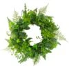 Northlight 24" Maidenhair Fern & Assorted Foliage Spring Wreath -Northlight D761803S 1