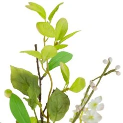 Northlight 25" Green & Gold Hydrangea & Fern Golden Ring Wreath 11 Northlight 25" Green & Gold Hydrangea & Fern Golden Ring Wreath -Northlight D761807S 4