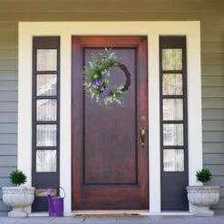 Northlight 24" Mixed Wild Flowers & Twig Wreath 12 Northlight 24" Mixed Wild Flowers & Twig Wreath -Northlight D761808S 3