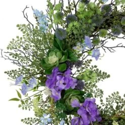 Northlight 24" Mixed Wild Flowers & Twig Wreath 15 Northlight 24" Mixed Wild Flowers & Twig Wreath -Northlight D761808S 6