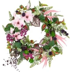 Northlight 24" Succulent & Fern Wreath