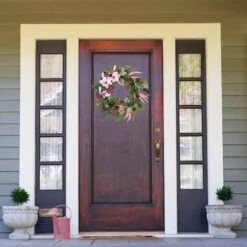 Northlight 24" Succulent & Fern Wreath 11 Northlight 24" Succulent & Fern Wreath -Northlight D761810S 2
