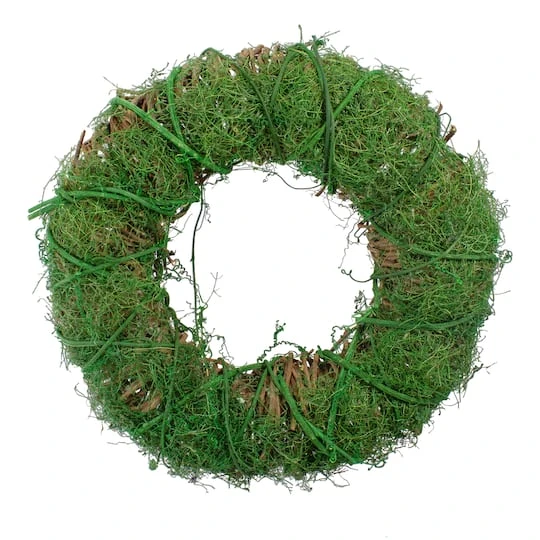 Northlight 12" Green Moss & Twig Wreath 3 Northlight 12" Green Moss & Twig Wreath