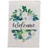 Northlight Welcome Mixed Florals Spring Outdoor Garden Flag 1 Northlight Welcome Mixed Florals Spring Outdoor Garden Flag -Northlight D761833S 1