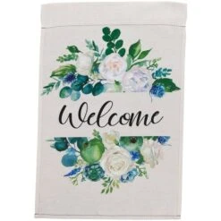 Northlight Welcome Mixed Florals Spring Outdoor Garden Flag