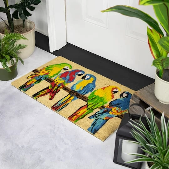Northlight Multicolor Parrots Doormat 6 Northlight Multicolor Parrots Doormat - Image 4