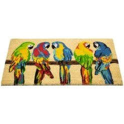 Northlight Multicolor Parrots Doormat 13 Northlight Multicolor Parrots Doormat -Northlight D767502S 4