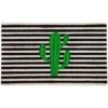 Northlight Green Cactus Striped Outdoor Doormat 1 Northlight Green Cactus Striped Outdoor Doormat -Northlight D767516S 1