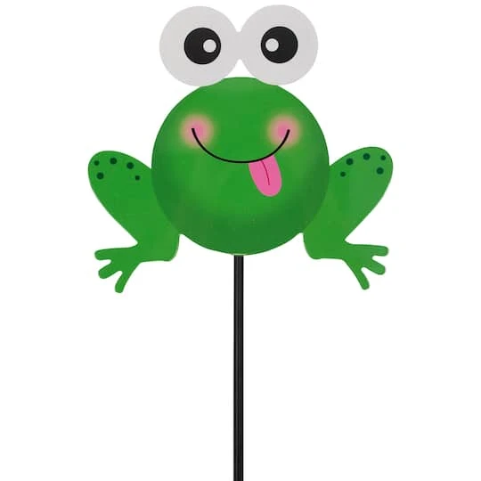 Northlight 23" Frog Metal Garden Stake 6 Northlight 23" Frog Metal Garden Stake - Image 4